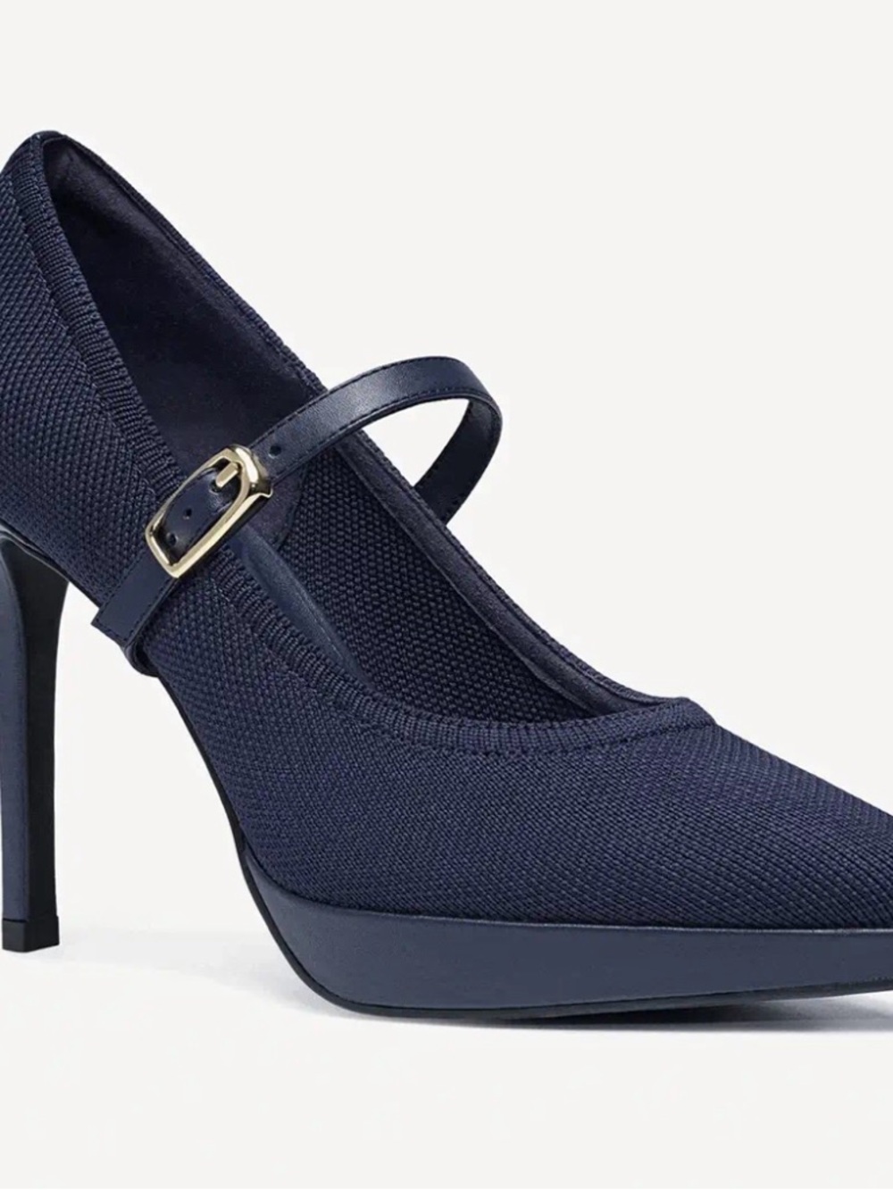 Cosy Island StyleFlex Pointed Toe Heeled Platform Pump Size 7